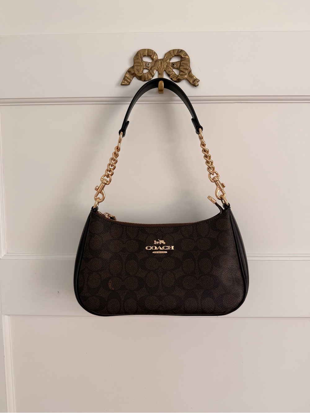Coach Teri Shoulder Bag in Signature Canvas